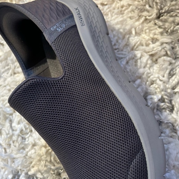 Skechers Men's Dark Grey “Go Walk” Slip-In Shoes - Picture 8 of 8